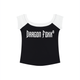 DF Black with White Women's Color Block Raglan Baby T-ShirtDF Black with White Women's Color Block Raglan Baby T-Shirt260507PODAA1217001
