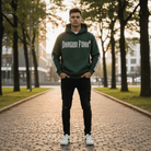 DF Blackish Green Side Stripe Drop - Shoulder HoodieSide Stripe Drop - Shoulder HoodieDF Blackish Green Side Stripe Drop - Shoulder Hoodie260425PODRB2211001