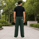 DF Blackish Green Side Stripe Straight - Leg PantsSide Stripe Straight - Leg PantsDF Blackish Green Side Stripe Straight - Leg Pants260424PODPX1813001