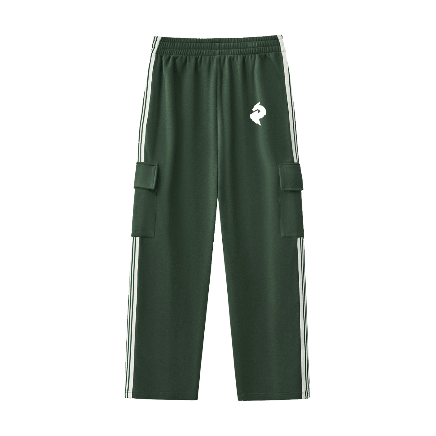 DF Blackish Green Side Stripe Straight - Leg PantsSide Stripe Straight - Leg PantsDF Blackish Green Side Stripe Straight - Leg Pants260424PODPX1813001
