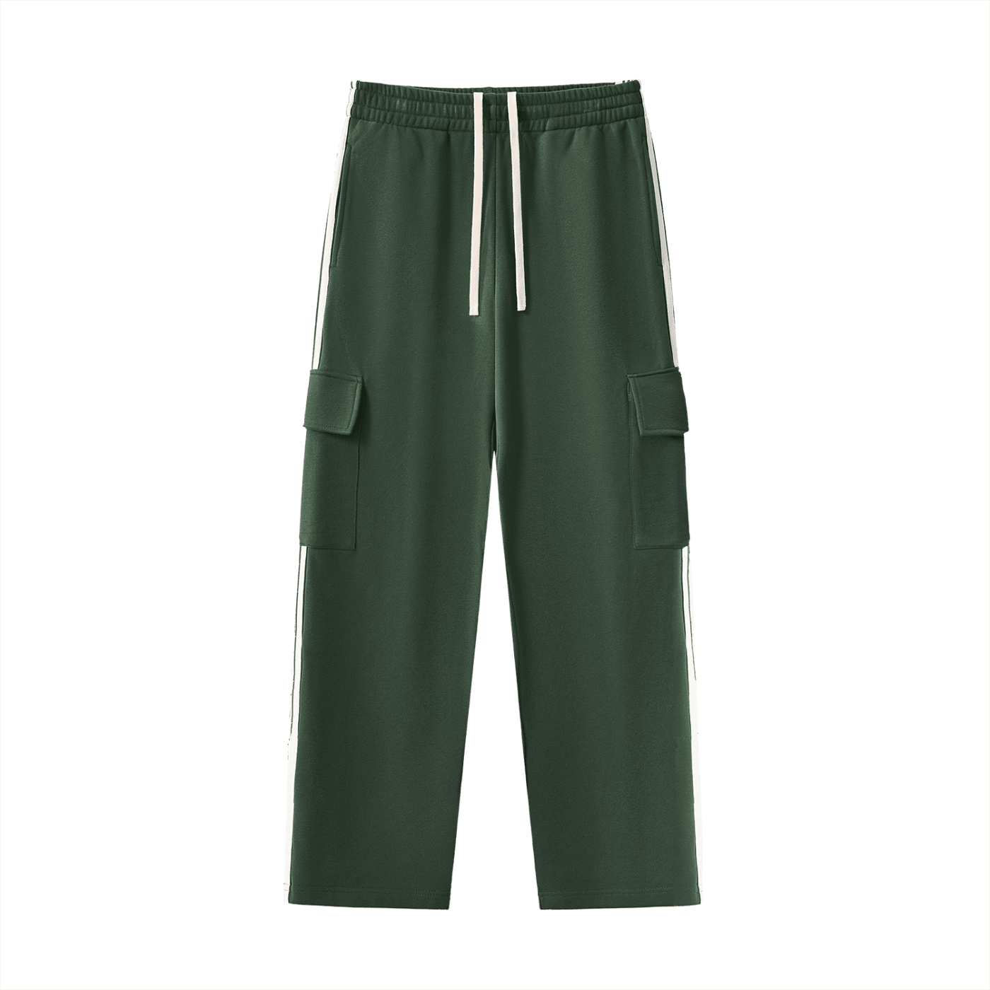 DF Blackish Green Side Stripe Straight - Leg PantsSide Stripe Straight - Leg PantsDF Blackish Green Side Stripe Straight - Leg Pants260424PODPX1813001