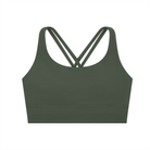 DF Blackish Green Strappy Criss - Cross Sports BraCriss - Cross Sports BraDF Blackish Green Strappy Criss - Cross Sports Bra260401PODBS1457001