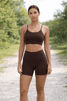 DF Coffee Spaghetti Strap Yoga Sports BraSpaghetti Strap Yoga Sports BraDF Coffee Spaghetti Strap Yoga Sports Bra260330PODAC0313001
