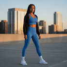 DF Colorful Blue High - Waisted Yoga LeggingsHigh - Waisted Yoga LeggingsDF Colorful Blue High - Waisted Yoga Leggings260329PODBK4223001