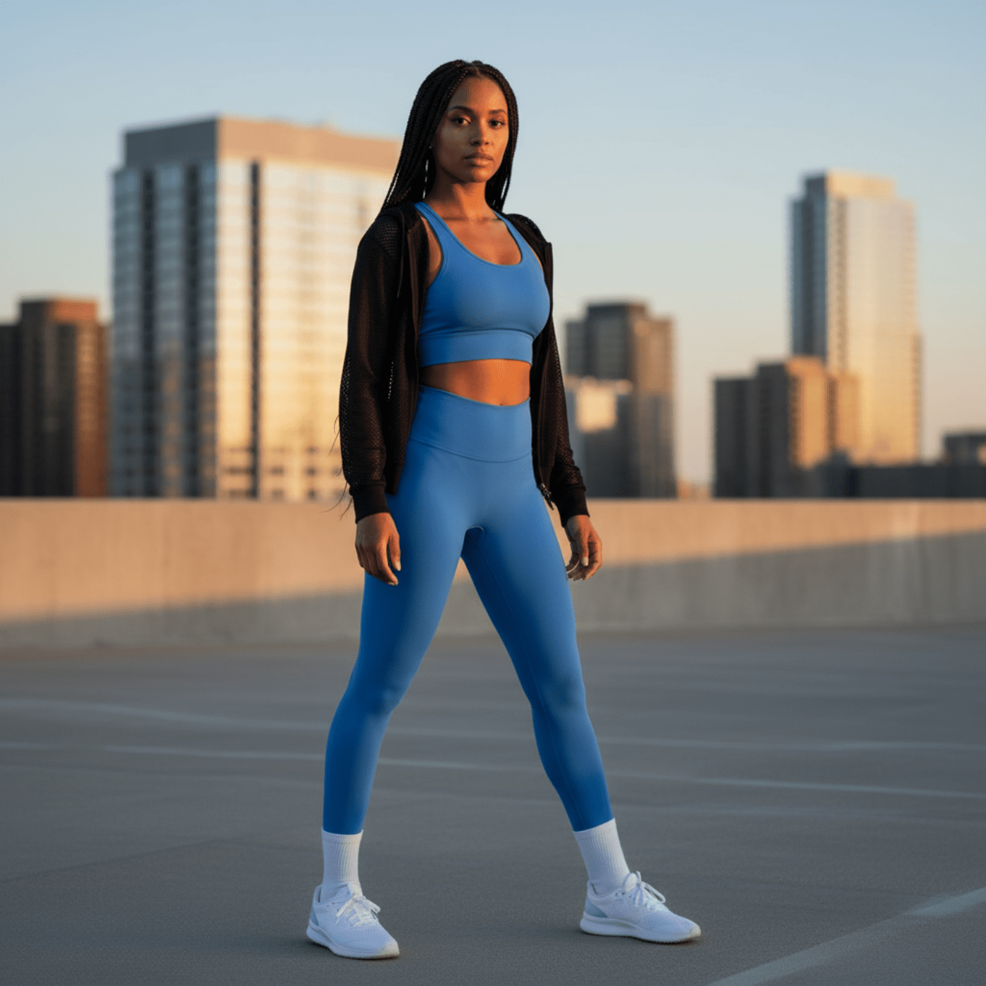 DF Colorful Blue High - Waisted Yoga LeggingsHigh - Waisted Yoga LeggingsDF Colorful Blue High - Waisted Yoga Leggings260329PODBK4223001