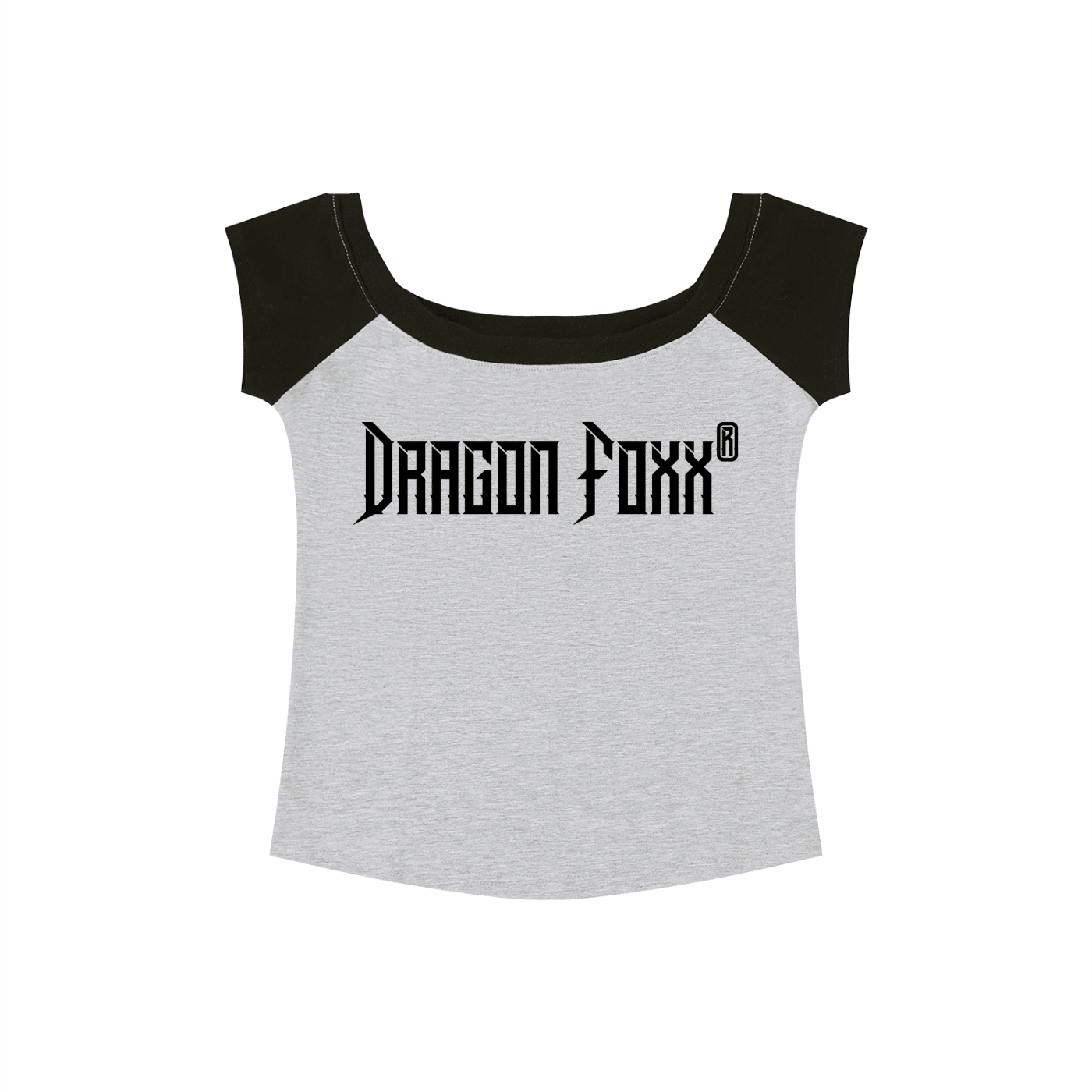 DF Flower Gray with Black Women's Color Block Raglan Baby T-ShirtColor Block Raglan Baby T-ShirtDF Flower Gray with Black Women's Color Block Raglan Baby T-Shirt260507PODAA1654001