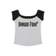 DF Flower Gray with Black Women's Color Block Raglan Baby T-ShirtColor Block Raglan Baby T-ShirtDF Flower Gray with Black Women's Color Block Raglan Baby T-Shirt260507PODAA1654001