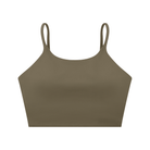 DF Gray Coffee Spaghetti Strap Yoga Sports BraSpaghetti Strap Yoga Sports BraDF Gray Coffee Spaghetti Strap Yoga Sports Bra260330PODAC0346001