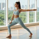 DF Haze Blue High - Waisted Yoga LeggingsHigh - Waisted Yoga LeggingsDF Haze Blue High - Waisted Yoga Leggings260329PODBK4166001