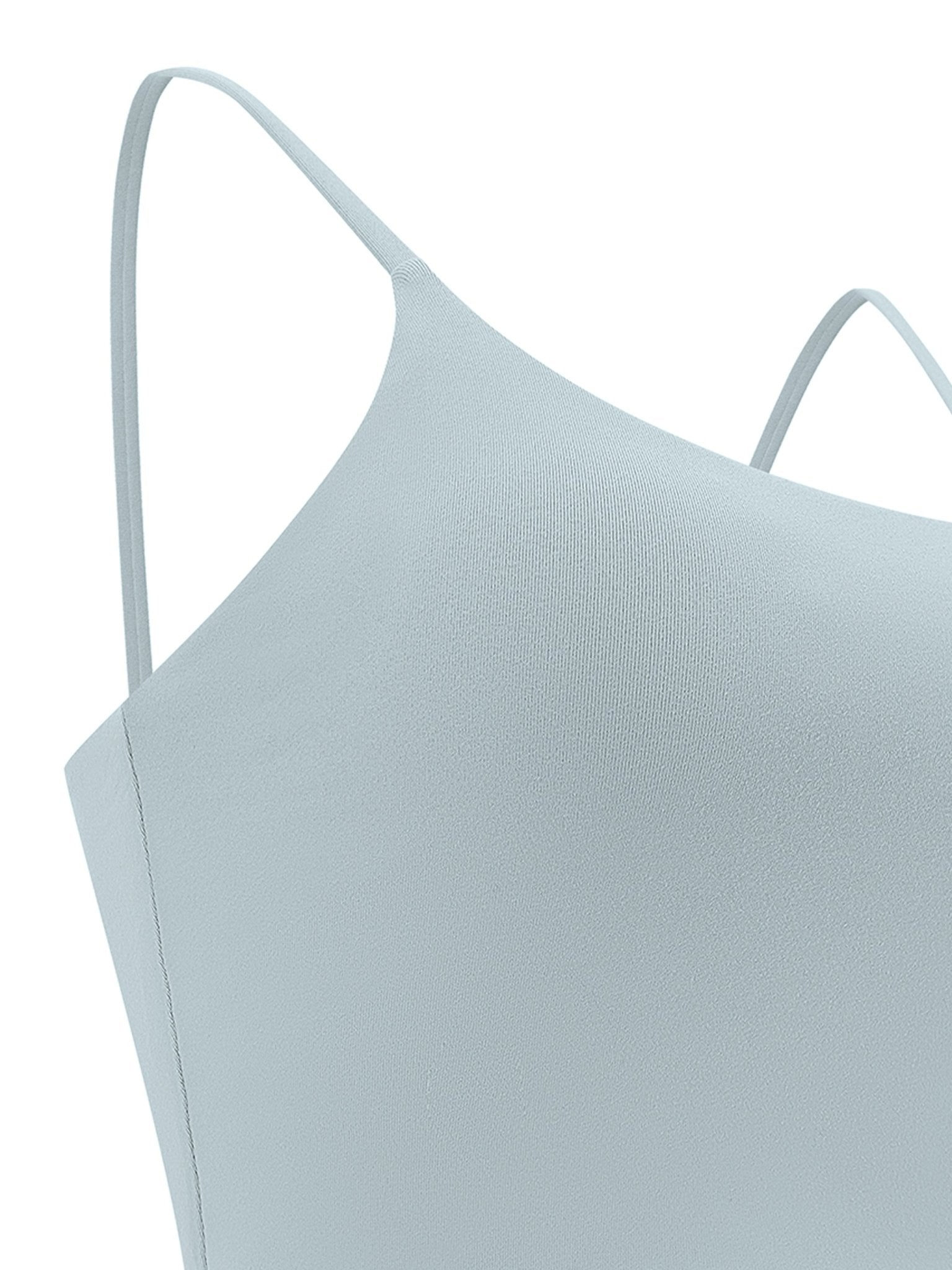 DF Haze Blue Spaghetti Strap Yoga Sports BraSpaghetti Strap Yoga Sports BraDF Haze Blue Spaghetti Strap Yoga Sports Bra260330PODAC0253001
