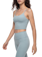 DF Haze Blue Spaghetti Strap Yoga Sports BraSpaghetti Strap Yoga Sports BraDF Haze Blue Spaghetti Strap Yoga Sports Bra260330PODAC0253001