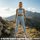 DF Haze Blue Spaghetti Strap Yoga Sports BraSpaghetti Strap Yoga Sports BraDF Haze Blue Spaghetti Strap Yoga Sports Bra260330PODAC0253001