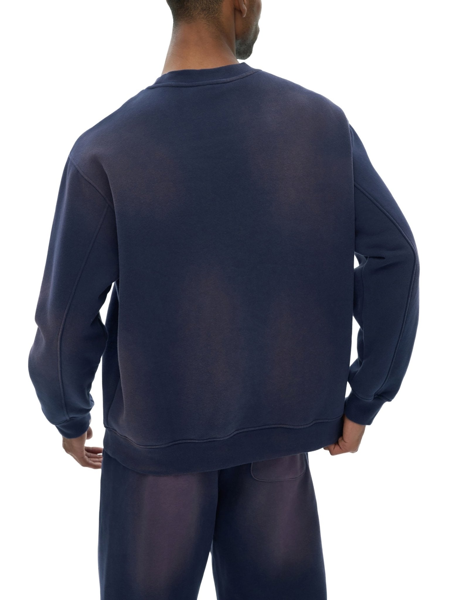 DF His or Hers Royal Blue Sunfade Fleeced SweatshirtSunfade Fleeced SweatshirtDF His or Hers Royal Blue Sunfade Fleeced Sweatshirt250831PODRA2003001