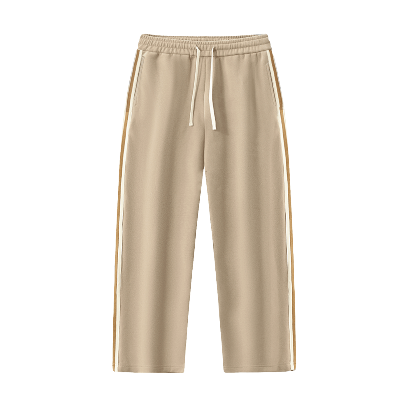 DF Khaki Contrast Side - Stripe Straight - Leg PantsContrast Side - Stripe Straight - Leg PantsDF Khaki Contrast Side - Stripe Straight - Leg Pants251007PODPX0986001