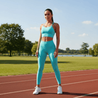 DF Lake Blue Spaghetti Strap Yoga Sports BraSpaghetti Strap Yoga Sports BraDF Lake Blue Spaghetti Strap Yoga Sports Bra260330PODAC0282001
