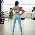 DF Light Blue Strappy Criss - Cross Sports BraCriss - Cross Sports BraDF Light Blue Strappy Criss - Cross Sports Bra260331PODBS1314001
