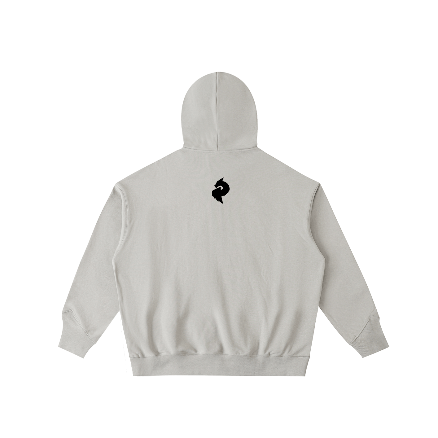 DF Light Gray Big Hood Half - Zip Fleece HoodieBig Hood Half - Zip Fleece HoodieDF Light Gray Big Hood Half - Zip Fleece Hoodie250901PODRB1028001