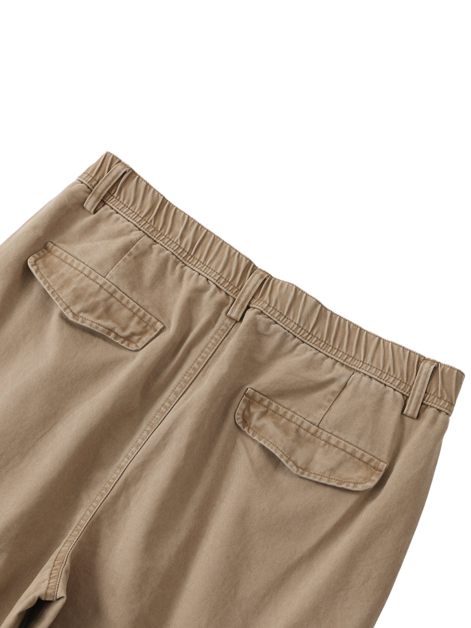 DF Men's Brown Cotton Elastic - Waist Cargo PantsMen's Cotton Elastic - Waist Cargo PantsDF Men's Brown Cotton Elastic - Waist Cargo Pants250912PODGF0793001