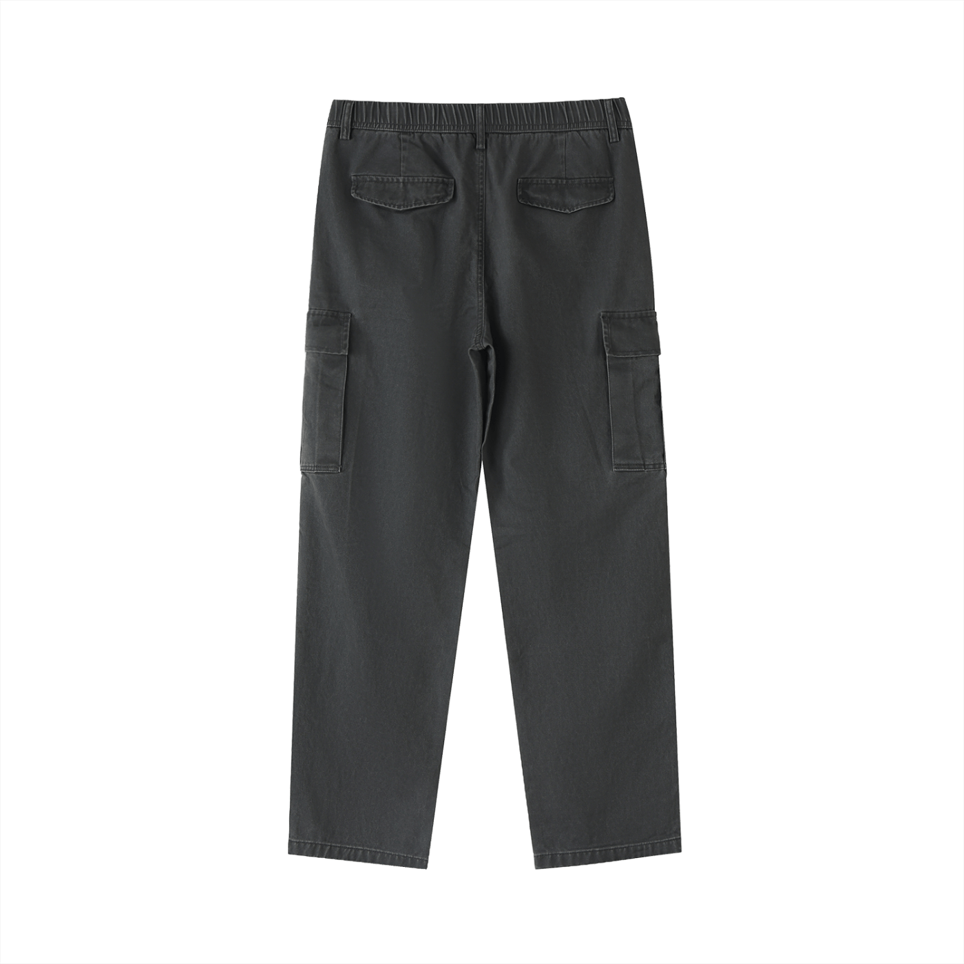 DF Men's Gray Cotton Elastic - Waist Cargo PantsMen's Cotton Elastic - Waist Cargo PantsDF Men's Gray Cotton Elastic - Waist Cargo Pants250913PODGF0524001