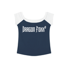 DF Navy Blue with White Women's Color Block Raglan Baby T-ShirtColor Block Raglan Baby T-ShirtDF Navy Blue with White Women's Color Block Raglan Baby T-Shirt260507PODAA1825001