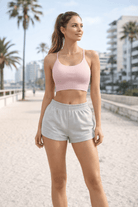 DF Pink Spaghetti Strap Yoga Sports BraSpaghetti Strap Yoga Sports BraDF Pink Spaghetti Strap Yoga Sports Bra260330PODAC0324001