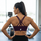 DF Purple Strappy Criss - Cross Sports BraCriss - Cross Sports BraDF Purple Strappy Criss - Cross Sports Bra260403PODBS1426001