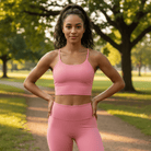 DF Rose Pink Spaghetti Strap Yoga Sports BraSpaghetti Strap Yoga Sports BraDF Rose Pink Spaghetti Strap Yoga Sports Bra260330PODAC0275001