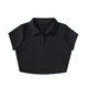 DF V - Neck Lapel Crop TopV - Neck Lapel Crop TopDF V - Neck Lapel Crop Top250812PODAA0557001