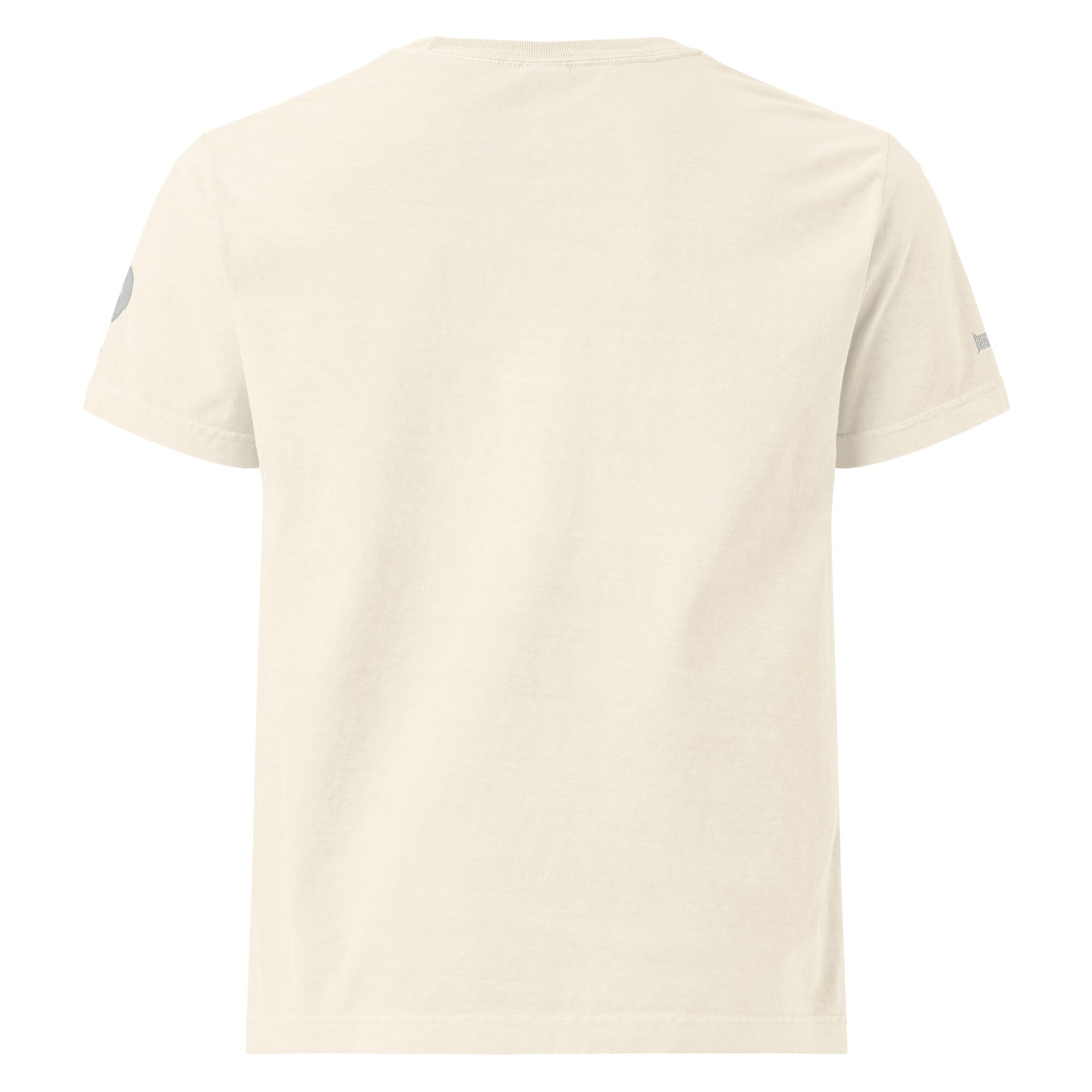 DF White Embroidered Unisex Oversized T-shirtsUnisex Oversized T-shirtsProduct mockup5835742_22735