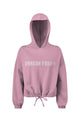 DF White Light Pink Oversize Crop HoodieWomen's Crop HoodiesDF White Light Pink Oversize Crop HoodieAPQ - 5110359S69A1