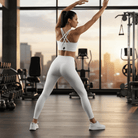 DF White Strappy Criss - Cross Sports BraCriss - Cross Sports BraDF White Strappy Criss - Cross Sports Bra260329PODBS3861001
