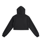 DF Women's Black Essential Cropped Zip - Up HoodieEssential Cropped Zip - Up HoodieDF Women's Black Essential Cropped Zip - Up Hoodie251005PODUA0735001