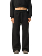 DF Women's Black Essential Drawstring Straight - Leg SweatpantsEssential Drawstring Straight - Leg SweatpantsDF Women's Black Essential Drawstring Straight - Leg Sweatpants251003PODBI2168001