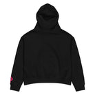 DF Women’s Black - Pink Relaxed HoodieWomen’s Relaxed HoodieProduct mockup1717435_32008