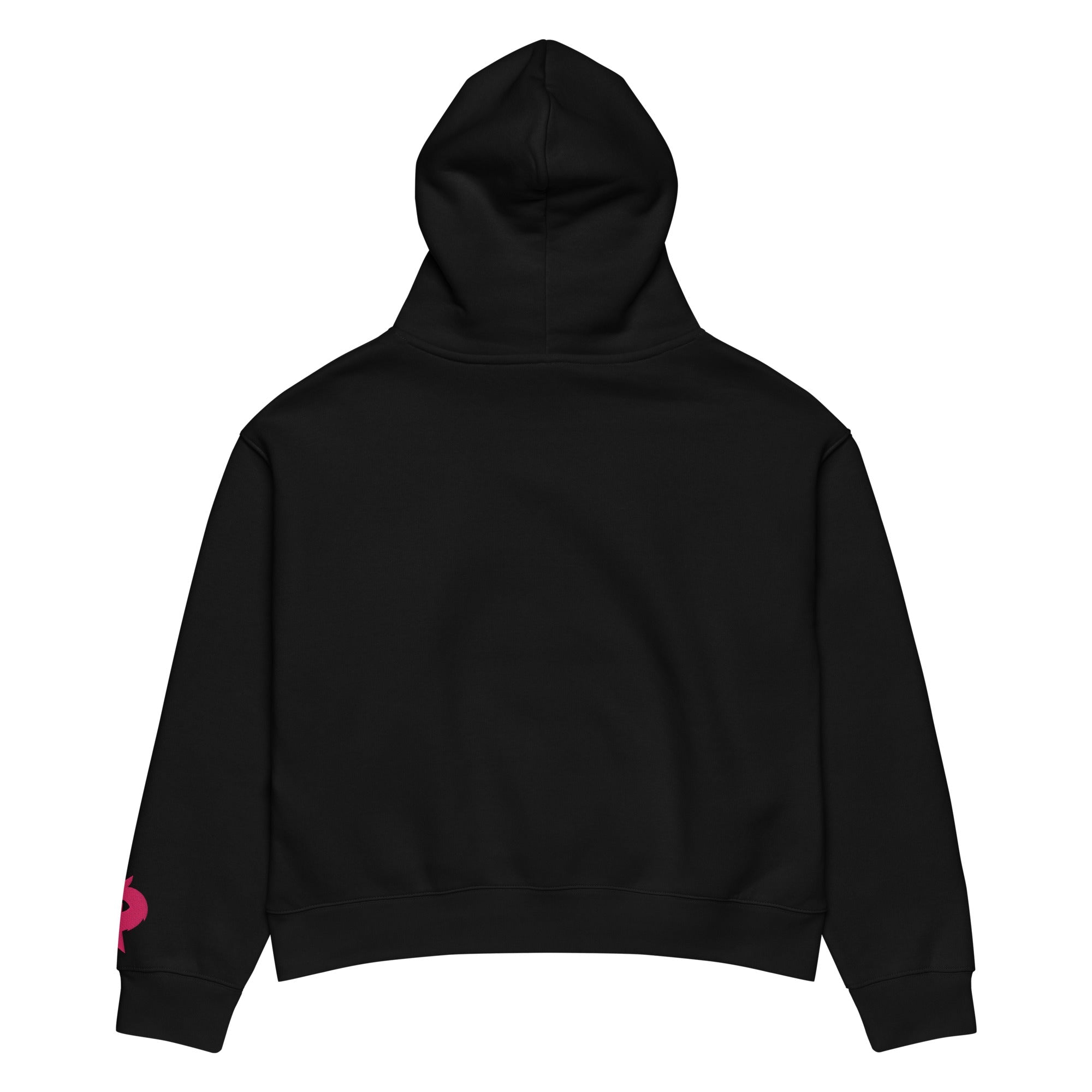 DF Women’s Black - Pink Relaxed HoodieWomen’s Relaxed HoodieProduct mockup1717435_32008