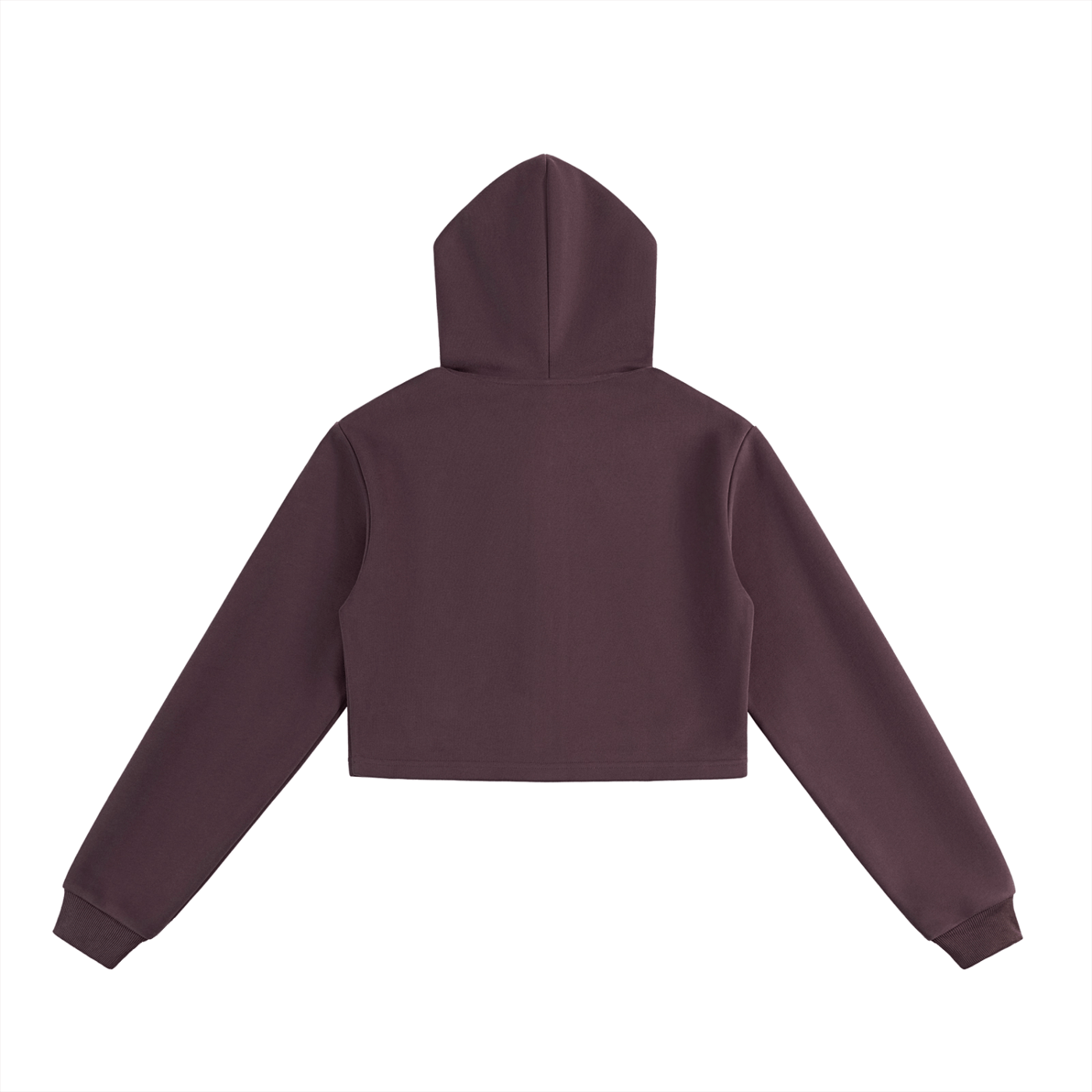 DF Women's Dark Reddish Purple Essential Cropped Zip - Up HoodieEssential Cropped Zip - Up HoodieDF Women's Dark Reddish Purple Essential Cropped Zip - Up Hoodie251005PODUA0979001