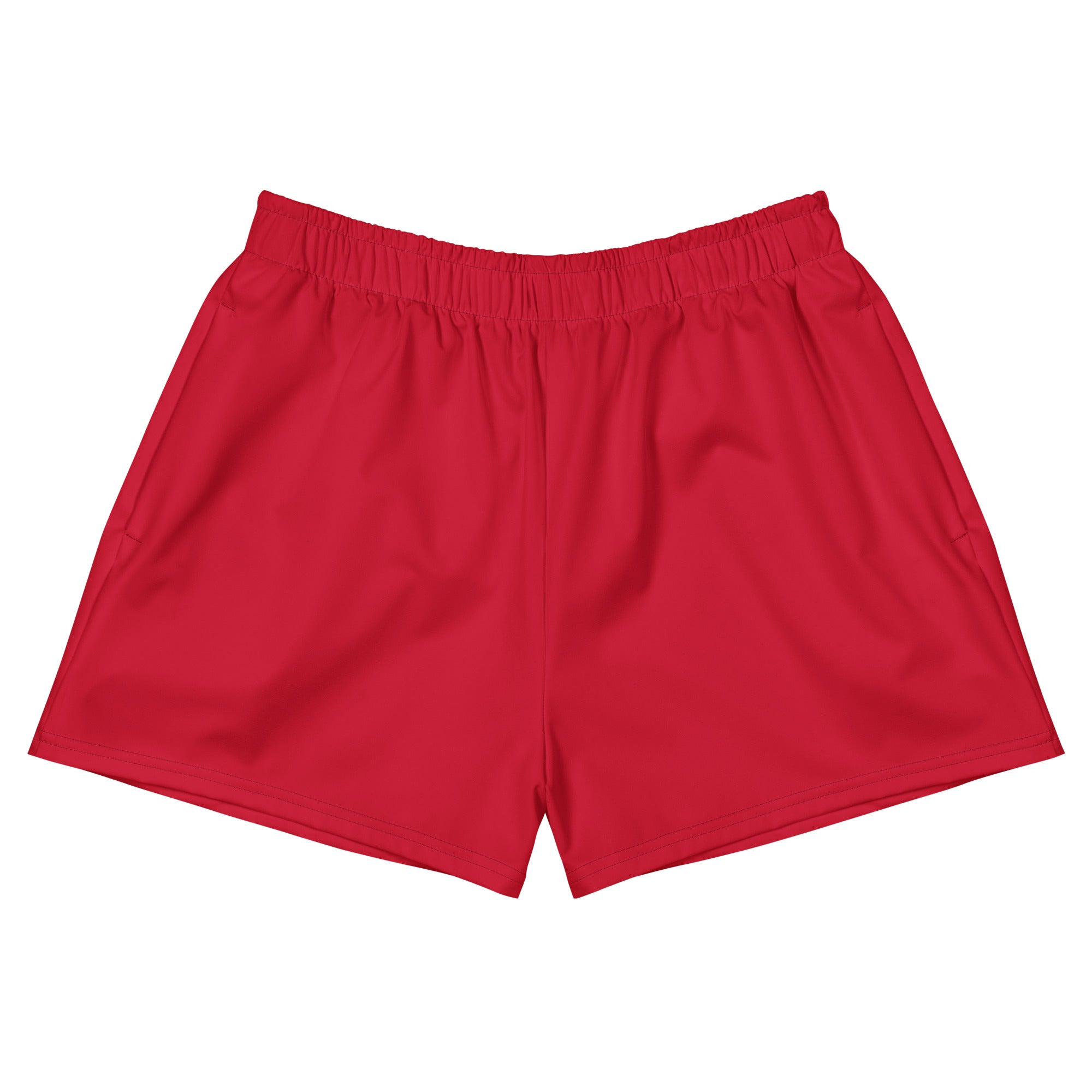 DF Women's Red Athletic ShortsWomen's Athletic ShortsProduct mockup1992990_9804