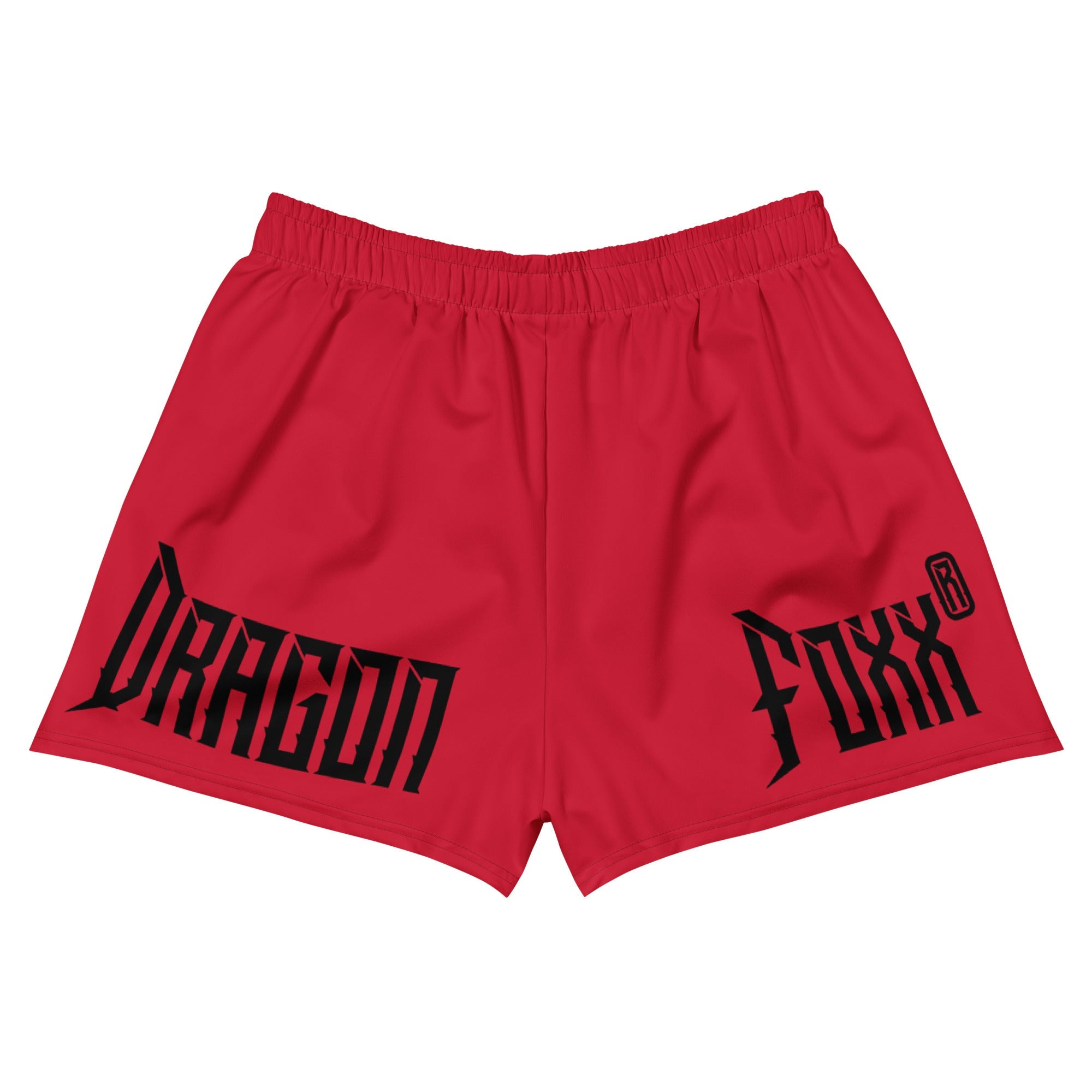 DF Women's Red Athletic ShortsWomen's Athletic ShortsProduct mockup1992990_9804