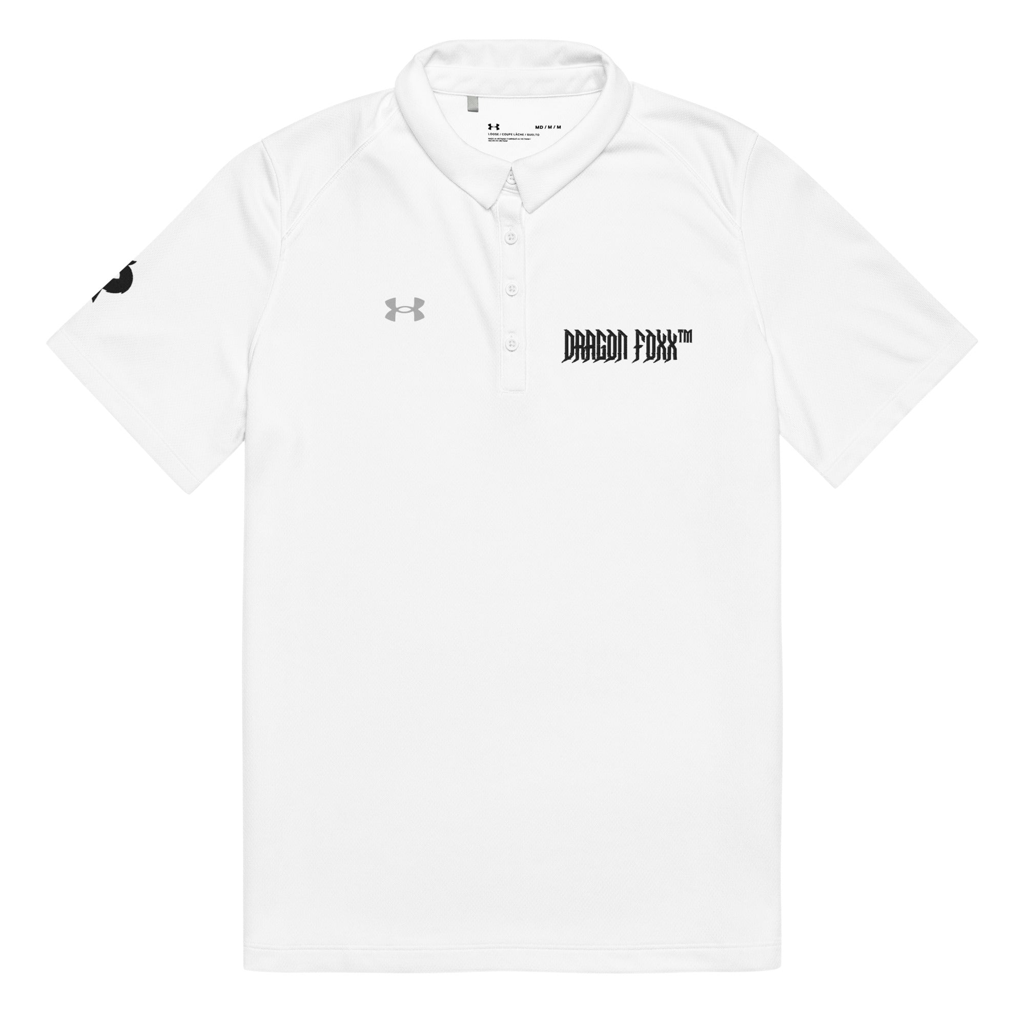 Dragon Foxx™ Under Armour® Women’s White Polo - Women’s Polo - DRAGON FOXX™ - Dragon Foxx™ Under Armour® Women’s White Polo - 7219182_19690 - S - White - Dragon Foxx™ - Dragon Foxx™ Under Armour® women’s White Polo - Dragon Foxx™ Women’s Polo