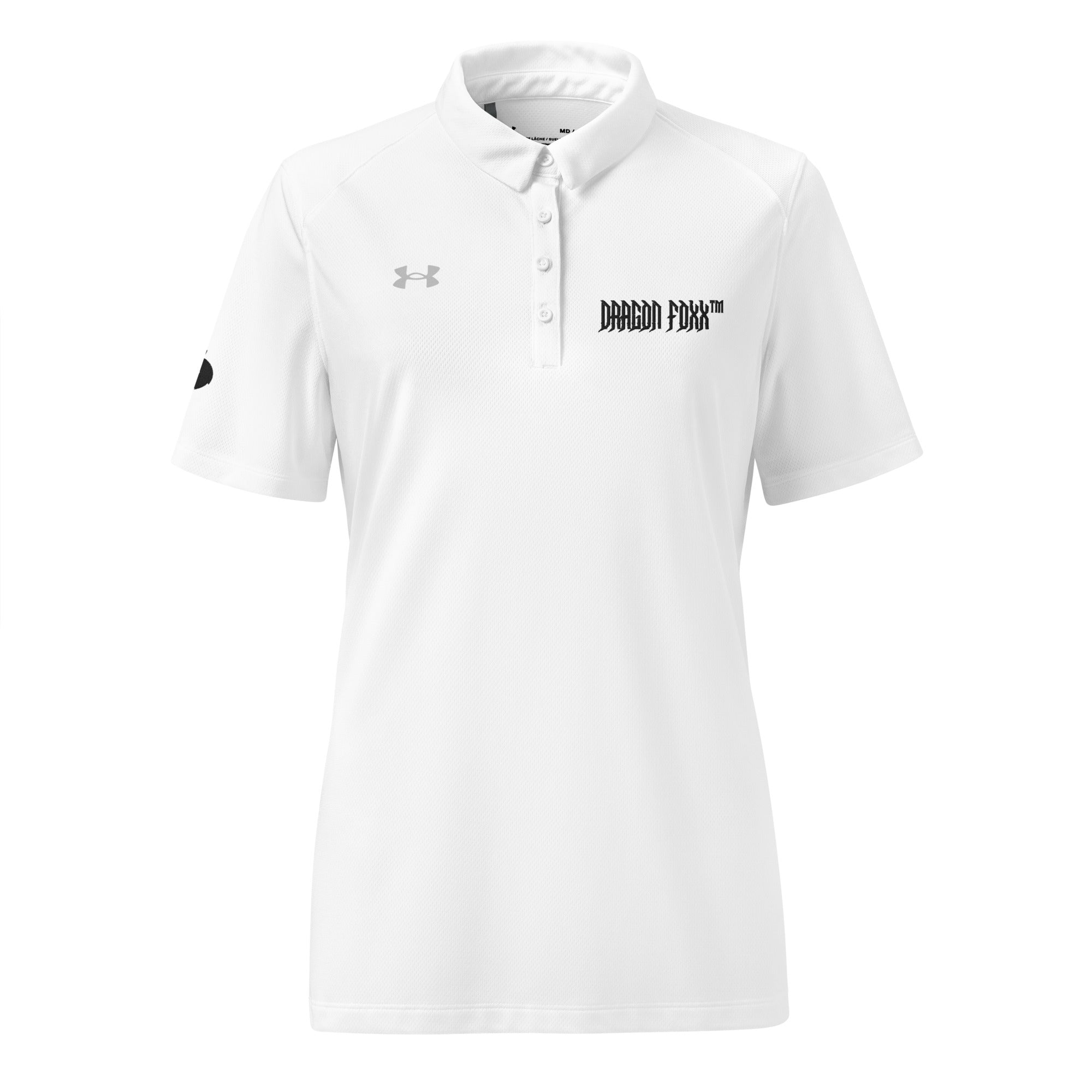 Dragon Foxx® Under Armour® Women’s White PoloWomen’s Polo7219182_19690