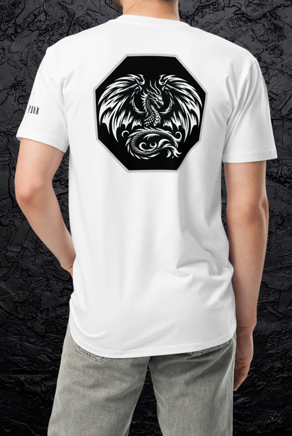 Drakonos - Men's White Premium T-shirt - Men's T-Shirts - DRAGON FOXX™ - Drakonos - Men's White Premium T-shirt - 9083179_18793 - S - White - 100% combed cotton - Dragon Foxx™ - Dragon Foxx™ Drakonos - Men's White Premium T-shirt - Dragon Foxx™ Men's Graphic T-shirt