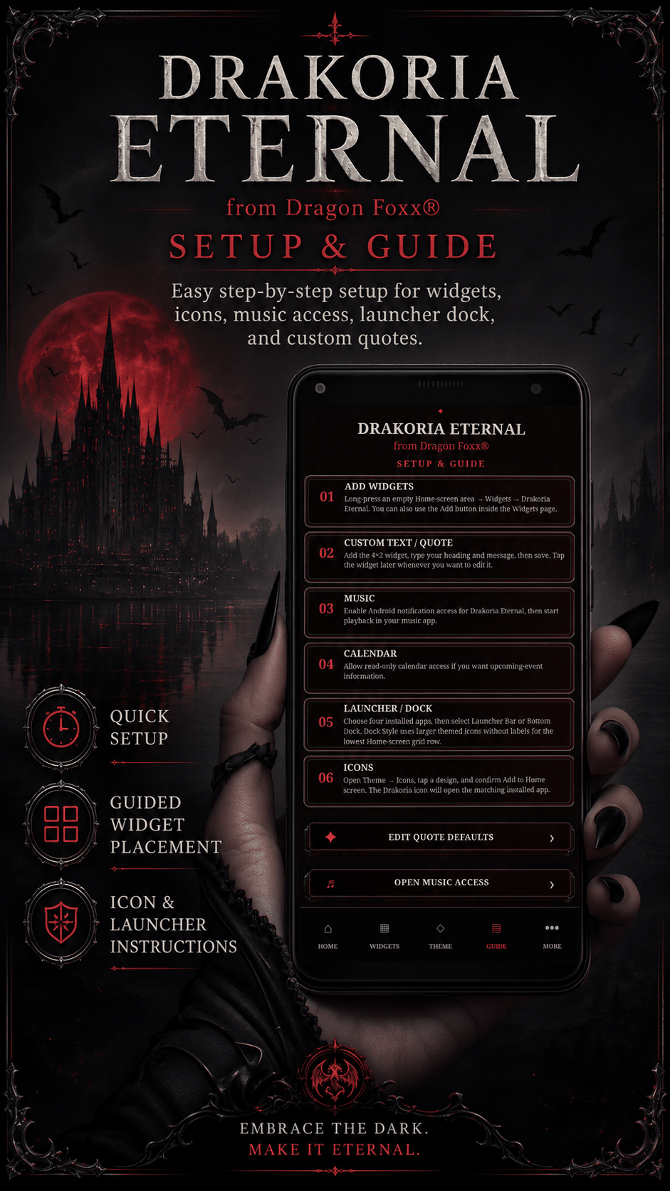 Drakoria Eternal Theme CompanionAndroid Theme AppDrakoria Eternal Theme Companion