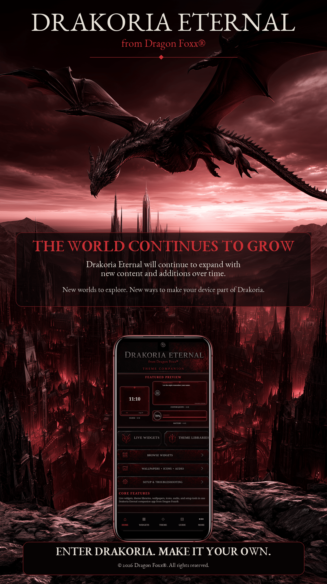 Drakoria Eternal Theme CompanionAndroid Theme AppDrakoria Eternal Theme Companion