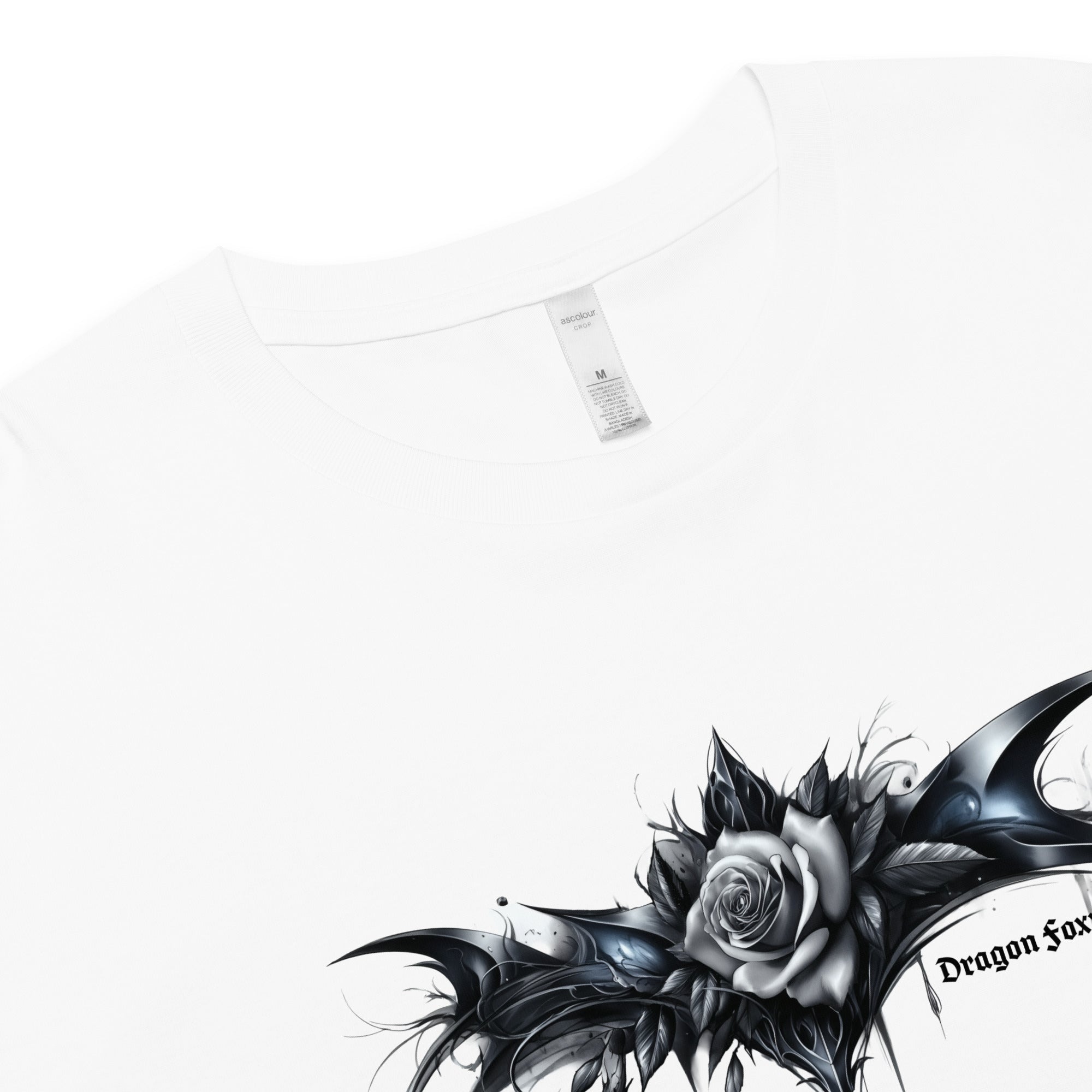 Drakorian Princess Women’s White Crop TopCrop Top TeeProduct mockup2104198_16119