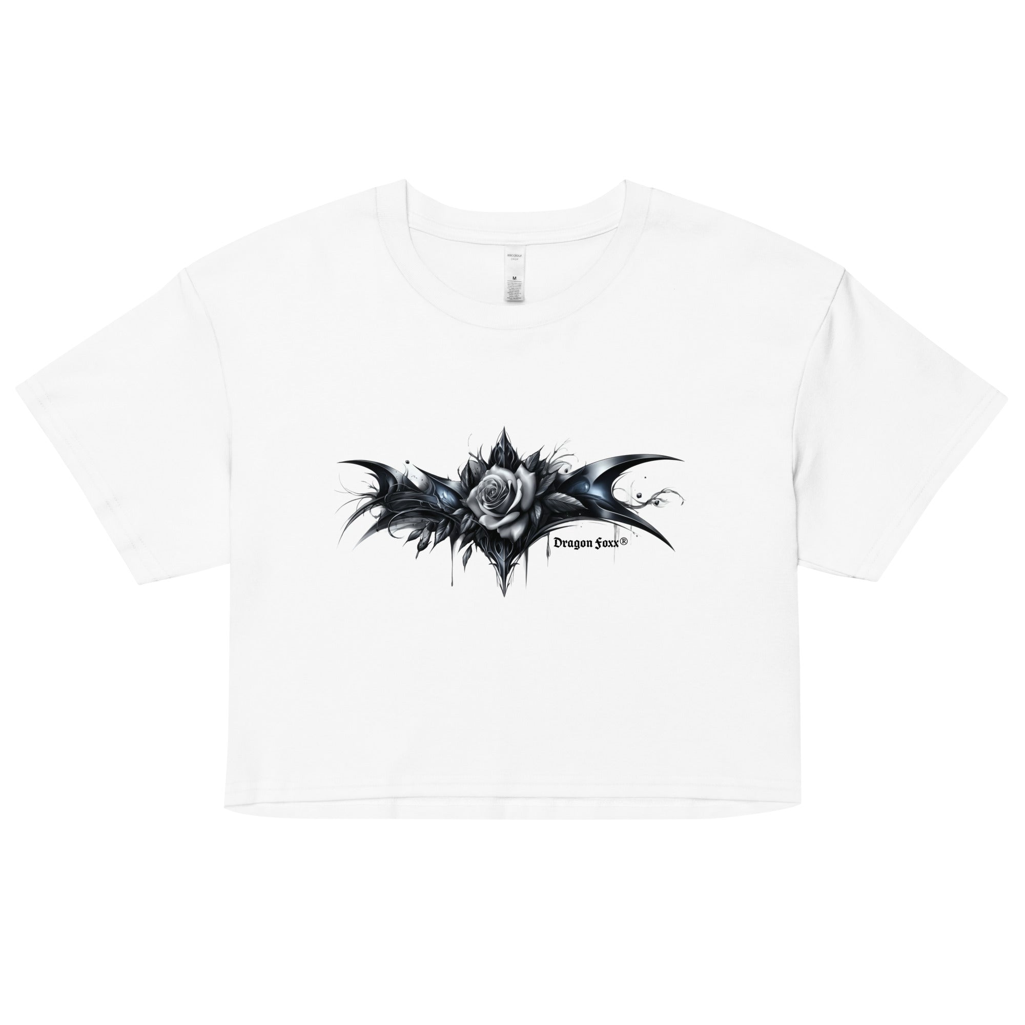 Drakorian Princess Women’s White Crop TopCrop Top TeeProduct mockup2104198_16119