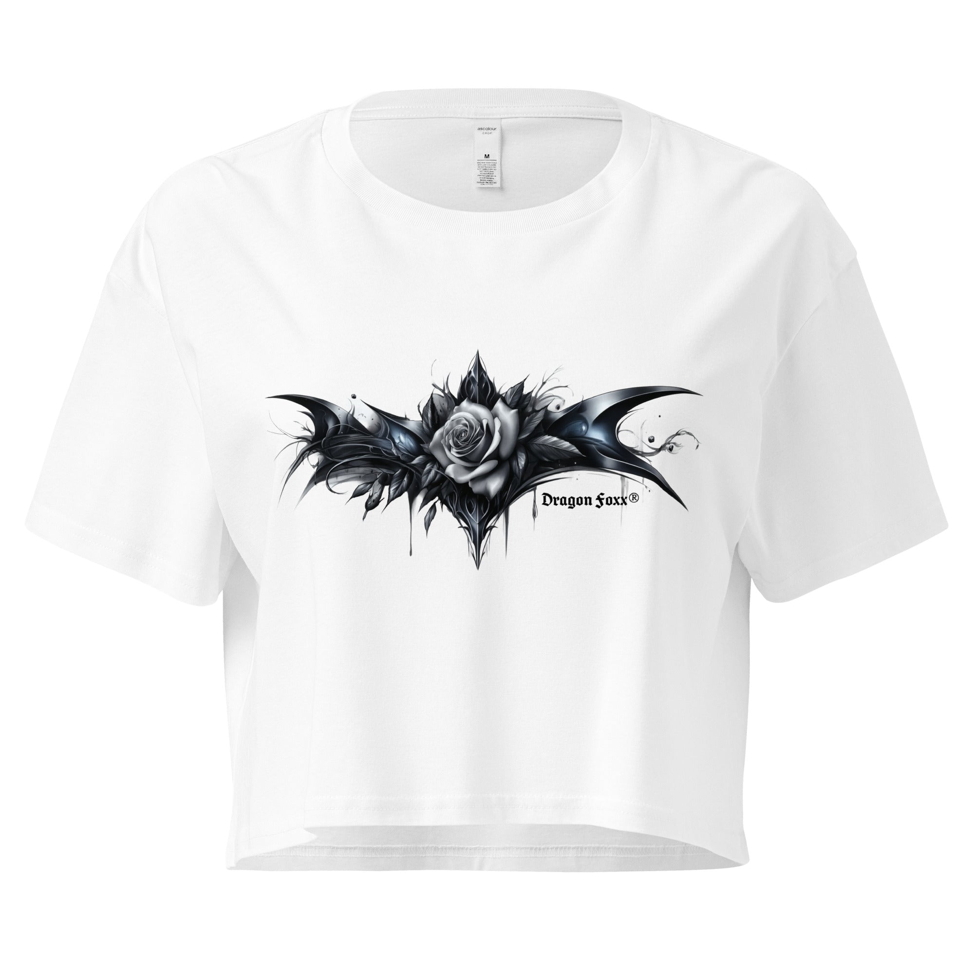 Drakorian Princess Women’s White Crop TopCrop Top TeeProduct mockup2104198_16119