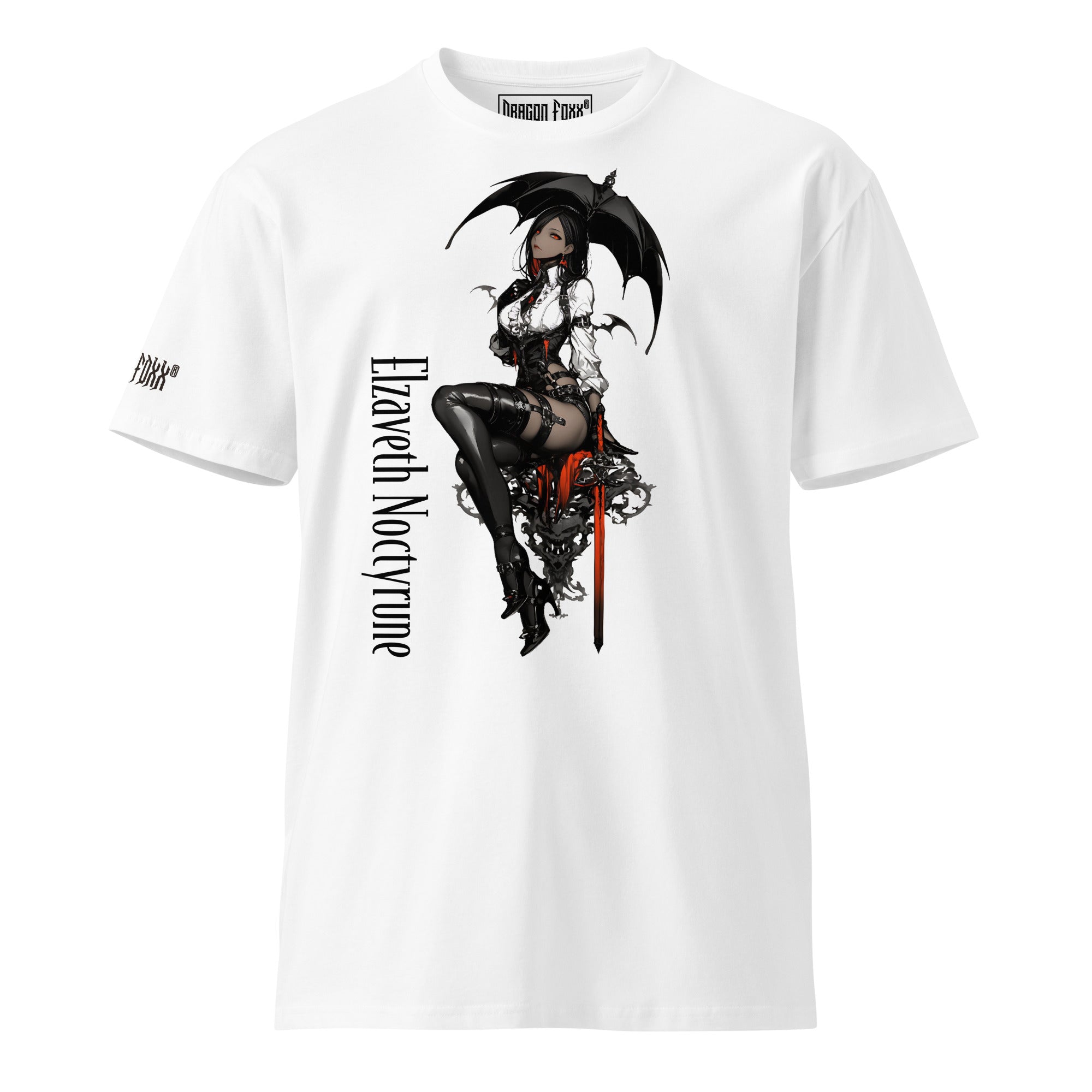Elzaveth Noctyrune White Unisex Premium T-shirtUnisex Premium T-shirtProduct mockup9873043_18793