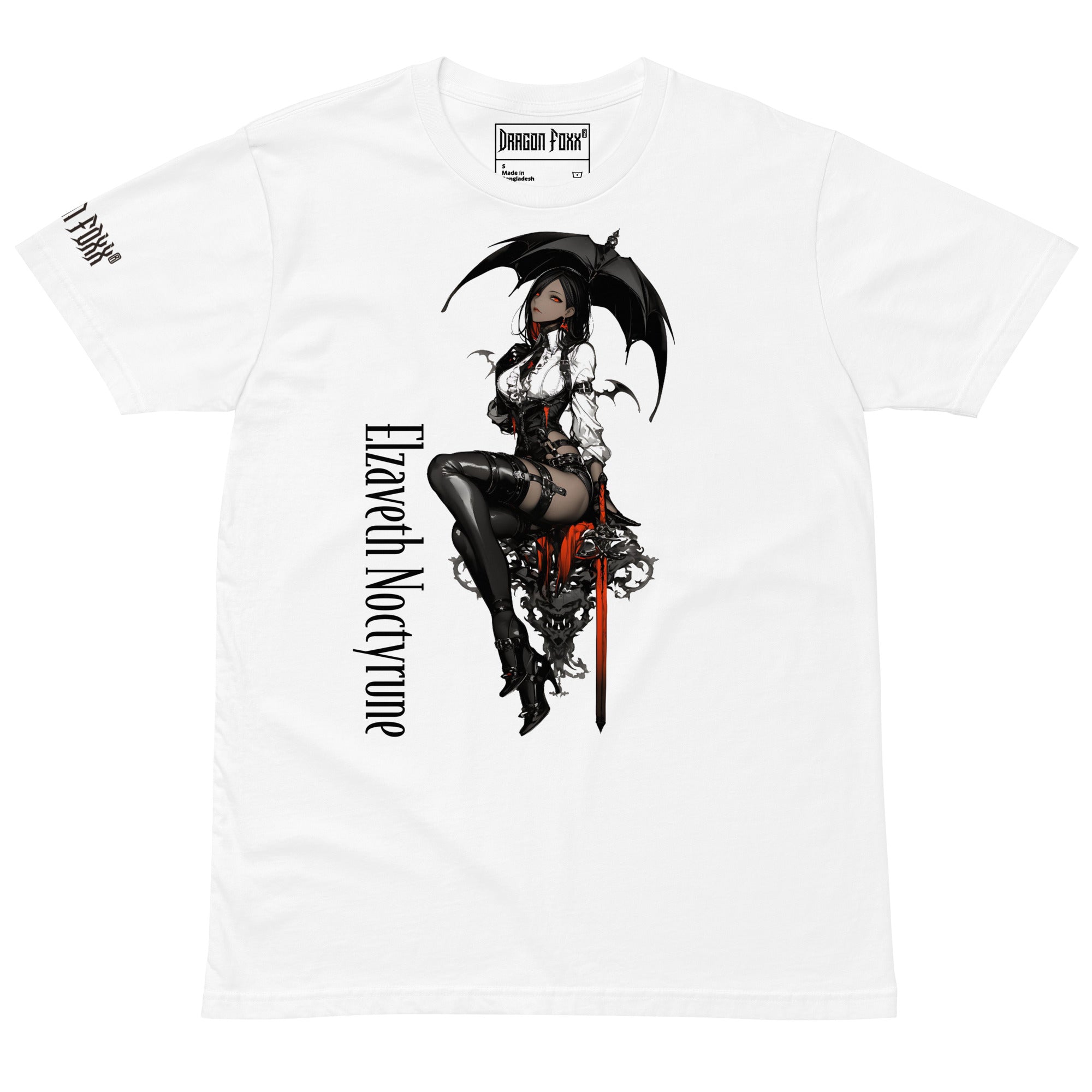 Elzaveth Noctyrune White Unisex Premium T-shirtUnisex Premium T-shirtProduct mockup9873043_18793