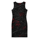 Essence of Red - Black Floral Bodycon DressBodycon DressProduct mockup7076575_7788