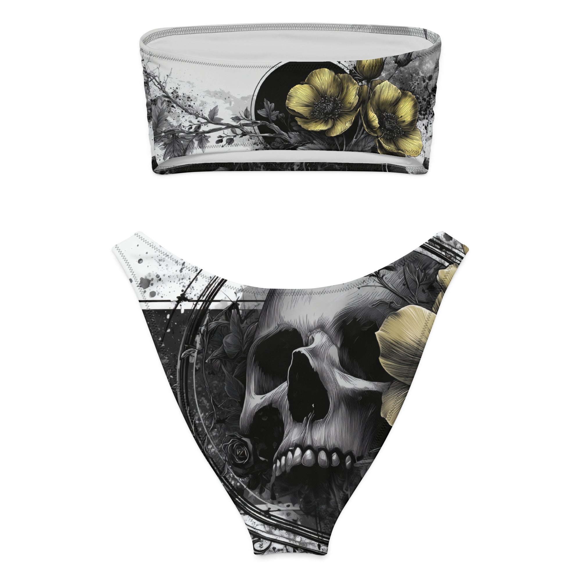 Golden Wraithgarden Eco Bandeau BikiniEco Bandeau Bikini SetsProduct mockup5676733_22671